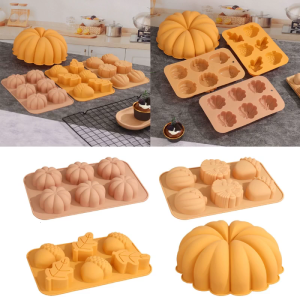 Silicone Chocolate Moulds Pinecone Candy Molds Fondant Cake Cupcakes Decorating Pumpkin Baking Mould for Sugarcrafts DIY