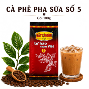 Cà Phê Pha Sữa Số 5 - Đất Sài Gòn Cafe | Gói 100gr