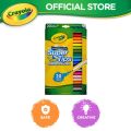 BỘ BÚT LÔNG TÔ MÀU NÉT THANH NÉT ĐẬM CRAYOLA 20 CÂY. 