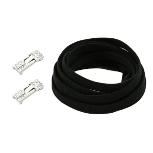 Accent Locks Elastic No Tie Shoe Laces Fastening System Shoe Strings For Casual Sneakers Sports Shoes Adult Kids