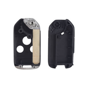 【 Ann-Car】เคสกุญแจรถยนต์ฮอนด้าดัดแปลงคีย์พับได้ Keyblade สำหรับ HONDA JAZZ CITY CRV CIVIC ACCORD (2ปุ่ม/3ปุ่ม)