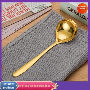 Graceful Stainless Steel Ladle Household Tableware Household Spoon Feel Comfortable Long Handle Small Spoon
