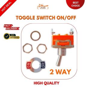 MOTORCYCLE TOGGLE SWITCH ON/OFF 2 WAY AND 3 WAY (1 SET) HIGH QUALITY