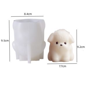 Cetakan Jelly Kelinci Anjing Cetakan Puding Kelinci Silikon 3d