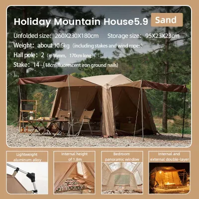 MOBI GARDEN Camping Instant Tent Automatic Tent Large Space Waterproof Picnic Outdoor
