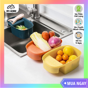 ANHOME Kệ Lọc Rác Thông Minh Kệ Lọc Rác Kèm Khay Gác Bồn Rửa Chén