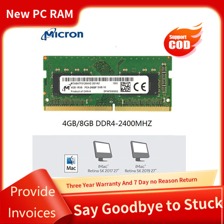 【Free shipping】Micron DDR4 RAM 4GB 8GB RAM 2400MHZ