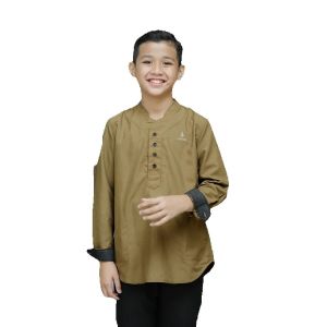 KOKO LENGAN PANJANG KAPELAN AYAH DAN ANAK TRENDY KURTA TERBARU KUALITAS DISTRO FASHION MUSLIM MILANIAL