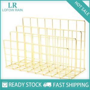 LF Wholesale✨Flash Sale ✨ Ins tối giản sắt máy tính để bàn lưu trữ giá tổ chức bảng tổ chức giá tài liệu cuốn sách giá bàn đa chức năng lưu trữ giá