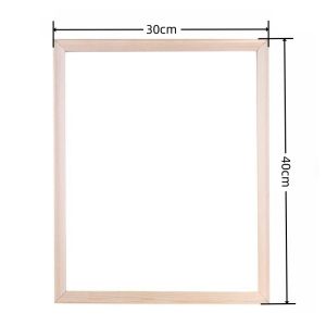 50*70cm Solid Wood Frame/Wooden Frame/Painting Frame/Wood Frame Wall Decor/Wood Frame Canvas Stretcher/Natural Modern Oil Painting Wall Art Wood Frame/Wooden Diy Picture Home Decoration Paint Canvas