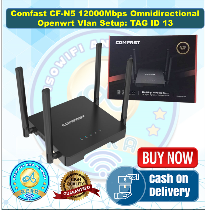 Comfast CFN5 1200MBPS High Gain Omnidirectional Antenna with/without