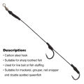 Set Perambut Tenggiri 2 Mata Fire Eagle Fishing Hook Mata Kail Umpan Hidup Pancing Ikan Mackerel. 