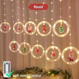 LAMPU HIAS NATAL TIRAL LED  3 METER CHRISTMAS LIGHT 8 MODE CAHAYA