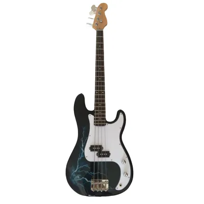 ST Bass Guitar Maple Body Electric Bass Guitar 4 Strings Full-Size Standard Bass PB-Style Beginner Kit