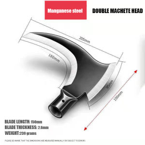 Outdoor wood cutting  double cutting sickle for farming harvesting straw grass cutting sickle multifunctional wood cutting .