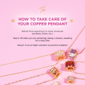 TALA by Kyla Iced Initial V1 Copper Choker with Bubble Mailer Packaging. 