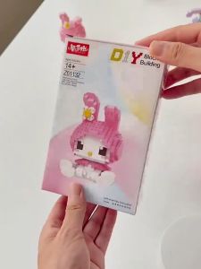 Sanrio Building Block Mini Block Education DIY 三丽鸥积木玩具 Blok Binaan Hello Kitty Kuromi Mainan Puzzle Mini Kartun Nano 3D Diamond Cute Cartoon