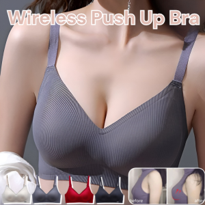 Women Gathered Bra No Trace No Underwire Underwear Strong Elastic Lingerie Comfortable And Breathable