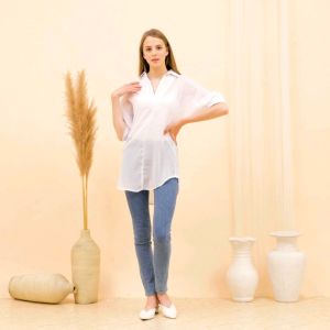 Blouse wanita korea / Kemeja wanita transparan / kemeja wanita dewasa / kemeja branded