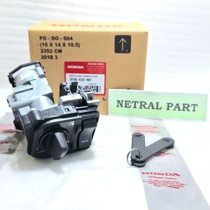 KUNCI KONTAK KEYLESS SET 35101-K2S-N01 HONDA VARIO 160 PCX 160 K1Z STYLO 160 VARIO 125 K2V BEAT DELUXE SCOOPY NEW K2F BARU SET HANDLE LOCK ORIGINAL