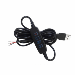 BESTITIT Có thể điều chỉnh độ sáng Cáp điều chỉnh độ sáng LED Công tắc BẬT TẮT Kiểm soát nhiệt độ màu Cáp nguồn LED Chức năng trì hoãn tắt Công tắc điều chỉnh độ sáng USB Đèn chiếu sáng điện áp thấp