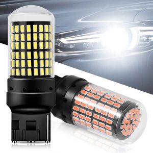 Car LED Turn Signal Light 7440 T20 1157 1156 PY21W P21W Waterproof IP68 6000K Reverse Brake Lights White Yellow Red Lamp