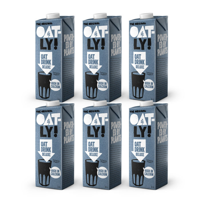 Oatly Dairy Free Deluxe High Calcium Oat Milk Drink 1L Case Lazada
