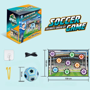 Oldlaiben Kids Soccer Ball Game Sticky Wall Fabric Soft Velcro Indoor Outdoor Mainan Kanak Kanak Gift