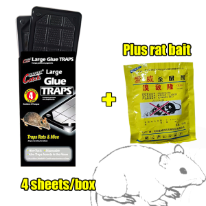100% success rate of catching mice rat glue trap strong Sticky mouse to the point of no escape mouse trap glue rat trap Extremely powerful safe simple and effective solution to rodent problems gam tikus paling kuat 捕鼠神器 老鼠胶 老鼠贴纸