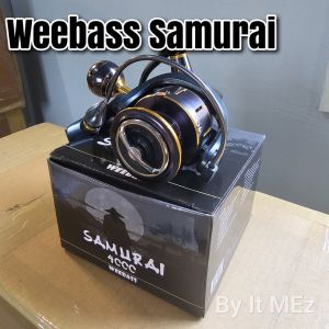 ของแท้ ราคาถูก ❗❗ รอกสปิน Weebass Samurai 5+1BB แขนเกลียว ใหม่ล่าสุด Spinning Reel