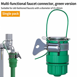 Dual Thread Faucet Connector 1/2 3/4 Quick Connect Tap Adapter For Water Inlet Hose Garden Laundry