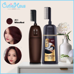 Cutiehaus 500ml Color Hair Cream Natural Organic Hair Color Dye Hair Protection Color Comb Warna Krim Rambut Pewarna Rambut Organik Semulajadi