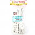MSP-N34 10M 4L Myvo Stop Kontak Arde Saklar Lampu Kabel 10 Meter 4 Lubang / Colokan Listrik. 