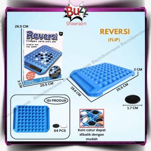 Reversi Othello Mainan Magnetic Family Board Game Catur Jepang Magnet