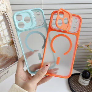 Camera Protection Bracket Magnetic Original Phone Case For iPhone 17 Air Pro Max 17 ProMax For Magsafe Camera Matte Cover