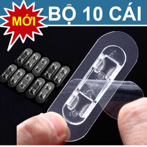 Combo 10 Nút Kẹp Cố Định Dây Cáp Điện Móc Kẹp Chia Dây Điện