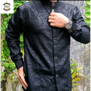 koko sultan lengan Panjang baju kemko sultan kemeja koko pria dewasa atasan muslim pria