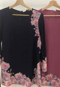 BLOUSE SARA ANN CORAK PRINTET 8121 (38-48)