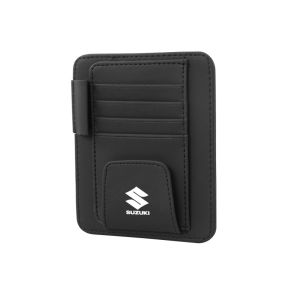 For Suzuki Storage Bag Leather Storage Organizer Sun Visor Glasses Holder Card Collector For Suzuki Jimny Swift SX4 X90 Universal