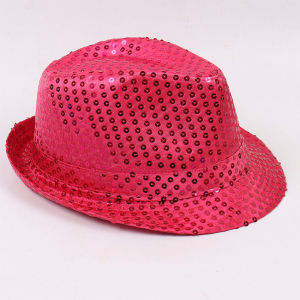 Adult and Childrens Sequined Jazz Hats for Men and Women Stage Dance Hats Hip Hop Caps Fashion Hat