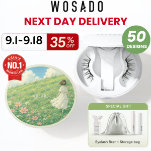 WOSADO【SG】Magnetic False Eyelash Lash Glue-Free Magnet Fake Extension No Glue Self Adhesive Lash