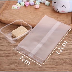 100 Túi Đựng Bánh Kẹo Hàn Miệng Kích Thước 7x12cm Đựng Bánh Kẹo Trắng Mờ - Vua bao bì