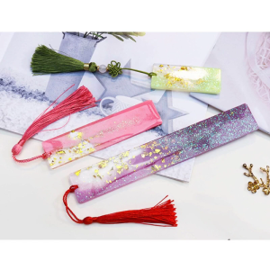 Bookmark khuôn hình chữ nhật móng vuốt mèo cá heo khuôn silicon đúc nhựa khuôn Tự Làm Thủ Công Khuôn Mặt dây chuyền Handmade Trang trí công cụ