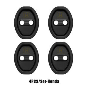 4Pcs/Set Car Door Lock Cover Penutup Pelindung Kunci Mobil  Universal Dengan LOGO Untuk Avanza Veloz Innova Fortuner Camry Vios Yaris Calya Altis Rush Sigra Terios Yaris  / Karet Bantalan Peredam Pintu Mobil Silent Door Mobil / Cover Pelindung Kunci Pintu