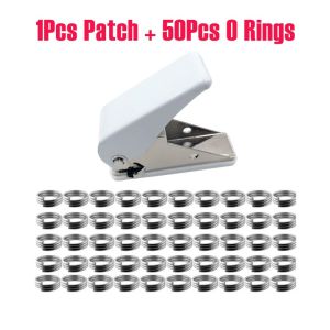 Dart Flight Punch Puncher Professional Dart Flight Hole Puncher 50Pcs Steel O Ring Punch Shaft Darts Accessories