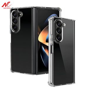 For Samsung Galaxy Z Fold 8 Ultra Airbag Transparent Case Z Fold 8 7 6 5 4 3 Acrylic PC Soft Armor TPU Cover for Galaxy Z Fold8