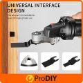PRODIY 10PCS Oscillating Tool Kit Adapter Converter Angle Grinder Multi Cutter Oscillating Multi Tool Wood Trimmer Saw. 