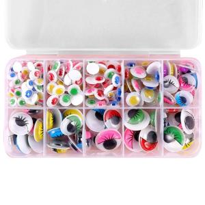 Adhesive Googly Wiggle Eyes Googly Eyes Adhesive Googly Eyes Assorted Size Craft Eyes Sticker Toy Accessories