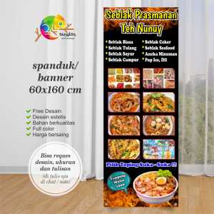 Cetak Spanduk Banner Seblak Prasmanan