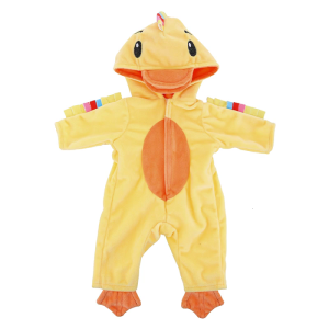 43Cm Doll Clothes Duck Theme Overalls Doll Accessories for Toddler Girl Toy Doll DressingUp Costume Gifting Supply